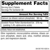 Thumbnail for Source Naturals Swedish Flower Pollen Supports Prostate Function and Healthy Urine Flow* - 90 Tablets