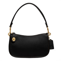 Thumbnail for COACH The Originals Glovetanned Leather Swinger Black One Size