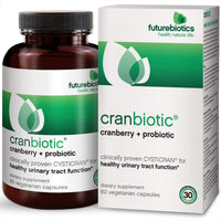 Thumbnail for Futurebiotics CranBiotic Sugar-Free Cranberry + Probiotic, 60 Vegetarian Capsules