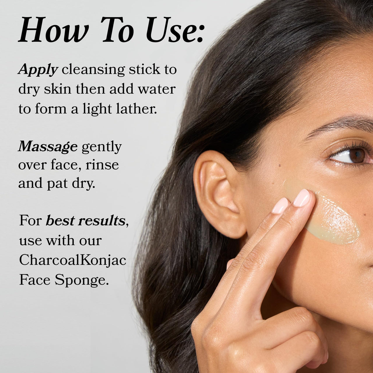 Julep Detoxifying + Cleansing Purifying Face Cleanser Stick, Deep Pore Cleanser with Grapefruit Peel