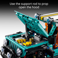 Thumbnail for LEGO Technic Jeep Wrangler Rubicon SUV - Building Toy for Boys & Girls, Ages 10+ - Model Car Kit with Detailed Features - Display Set for Bedroom Decor - Gift for Birthdays - 42227
