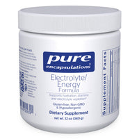 Thumbnail for Pure Encapsulations - Electrolyte / Energy Formula - Hypoallergenic Supplement to Support Physical and Mental Stamina* - 340 Grams