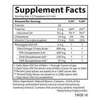 Thumbnail for Carlson Kid's The Very Finest Fish Oil, 800 mg Omega-3s, Just Peachie Flavor, 200 mL – Liquid Norwegian Fish Oil, Wild-Caught & Sustainably Sourced
