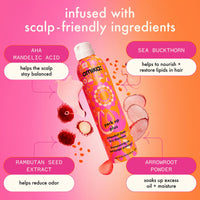 Thumbnail for amika perk up plus extended clean dry shampoo, 9.5oz | revitalizes roots + boosts time between washes with no residue or build up | for all hair types