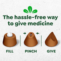 Thumbnail for Greenies Feline Pill Pockets for Cats Natural Soft Cat Treats, Chicken Flavor, 1.6 oz. Pouch (45 Treats)