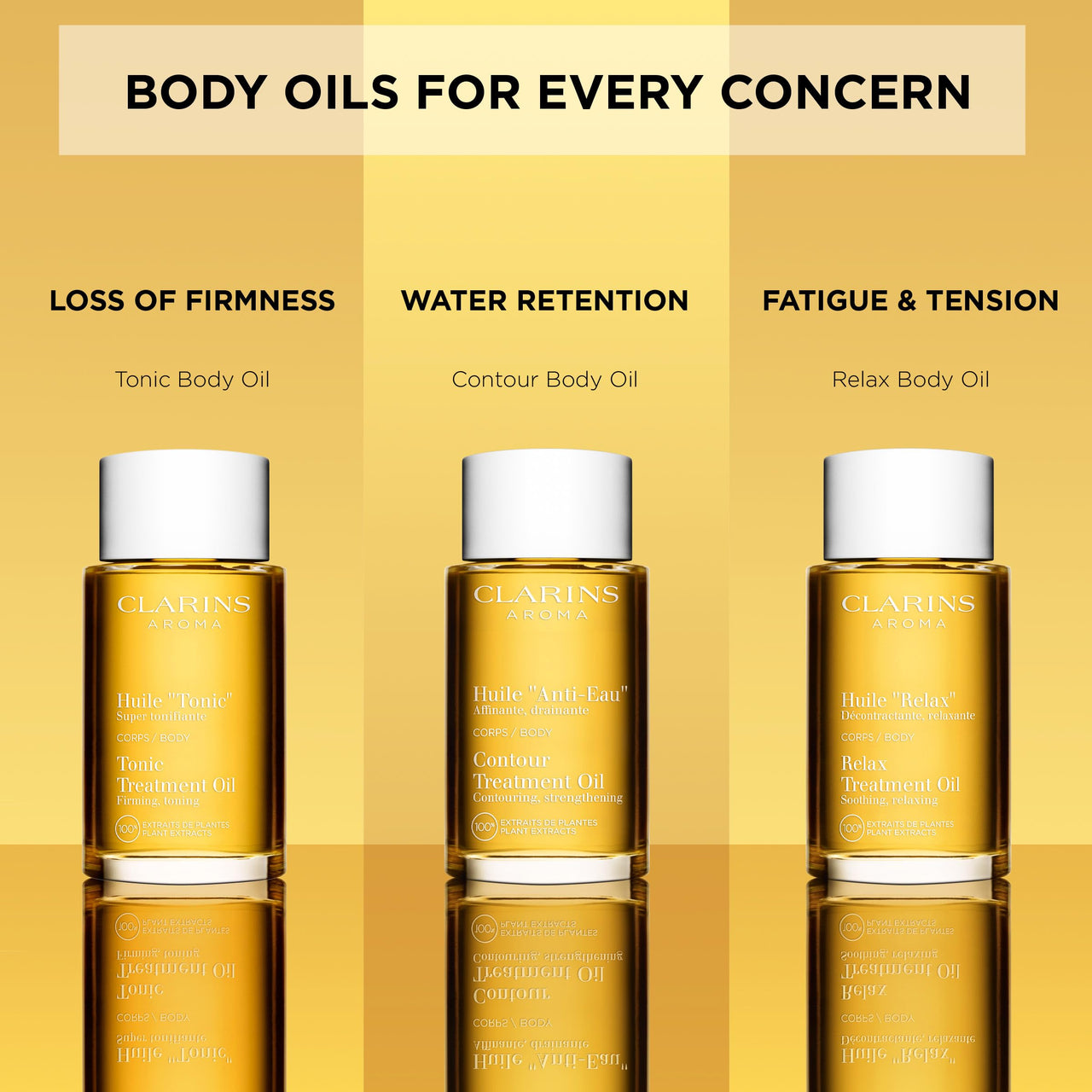 Clarins Relax Body Treatment Oil | Relaxes, Moisturizes and Soothes Aching Muscles | Relieves Stress and Fatigue | Nourished & Comfortable Skin After The First Use* | Natural 100% Plant Extracts
