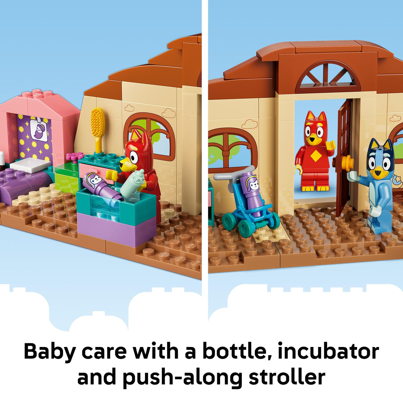 LEGO Bluey School with Rusty and Bluey - Building Toy for Girls & Boys, Ages 4+ - Toddler Figures & Playset - Gift for Birthdays - 11221