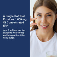 Thumbnail for Carlson - Elite EPA Gems, 1000 mg EPA Fish Oil, Wild-Caught, Norwegian Fish Oil, Sustainably Sourced, Helps Maintain Healthy Triglyceride Levels, 120 Softgels