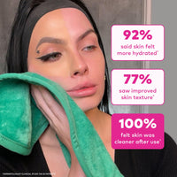 Thumbnail for The Original MakeUp Eraser PRO, Effortlessly Remove All Makeup Using Only Water, Including Waterproof Mascara, Eyeliner, Foundation, Lipstick, Sunscreen,and More! Green, 1ct.