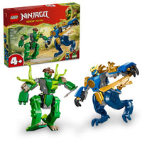 Thumbnail for LEGO NINJAGO Jay's Dragon Mech Fight Building Toy - Pretend Play Set for Boys & Girls, Ages 4+ - Includes 2 Minifigures - Gifts for Birthdays - 71853