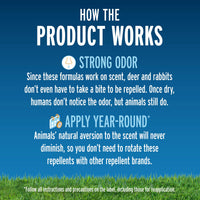 Thumbnail for Liquid Fence Deer And Rabbit Repellent Concentrate 40 Ounces, Apply Year-Round