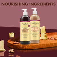Thumbnail for SheaMoisture Strengthen & Restore Shampoo and Conditioner Bundle Jamaican Black Castor Oil 2 Pack to Cleanse & Nourish Dry, Damaged Hair, 24 oz