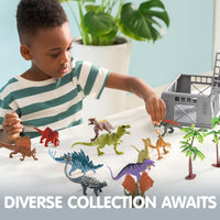 Thumbnail for JOYIN Dinosaur Toys for Kids 3-5, 17 PCS Realistic Dinosaur Figures with Activity Play Mat & Storage Cage, Ideal Kids Toys for 3 Year Old Boys, Animals Toy for Boys Birthday Gifts