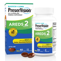 Thumbnail for PreserVision AREDS 2 Eye Vitamins, #1 Eye Doctor Recommended Brand, Lutein and Zeaxanthin Supplement with Vitamin C, Vitamin E, Zinc, and Copper, 60 Softgels (Minigels)