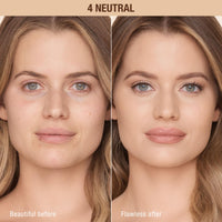 Thumbnail for Charlotte Tilbury Airbrush Flawless Matte Foundation - Full Coverage Liquid Makeup with a Natural-Matte Finish - Smoothes & Blurs Pores - Waterproof & Transfer Resistant - 4 Neutral