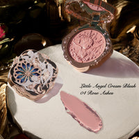 Thumbnail for Flower Knows Little Angel Cream Blush,Warm Pink Hydrating Blush for Cheeks,Buildable & Blendable Dewy Face Makeup,Soft Long-Lasting Cute Make Up for Women & Girls,0.21 Oz(04 Rose Ashes)