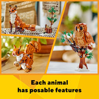Thumbnail for LEGO Creator 3 in 1 Forest Animals Red Fox Toys - Building Toys for Kids, Boys & Girls, Ages 9+ - W/ 3 Building Options into Fox, Owl, or Squirrel - Gift for Birthdays - 31154