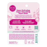 Thumbnail for eos 24H Moisture Super Balm - Coconut Milk & Honey Apple, Day or Night Lip Treatment, Made for Sensitive Skin, Lip Balms & Moisturizers, 0.35 fl oz, 2-Pack