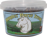 Thumbnail for Dimples Horse Treats with Pill Dimples - 1lb Tub of USA-Made Horse Cookies with Beet Pulp - Tasty, Healthy, & Organic Treats - Equine Pill Dimples for Meds