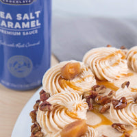 Thumbnail for Ghirardelli Chocolate, Caramel, White Chocolate and Sea Salt Caramel Flavored Sauce 16 oz Bottles (Pack of 4) with Ghirardelli Stamped Barista Spoon