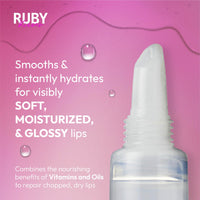 Thumbnail for Ruby Kisses Hydrating Lip Gloss Clear Hydrating Lip Gloss (3 PACK)