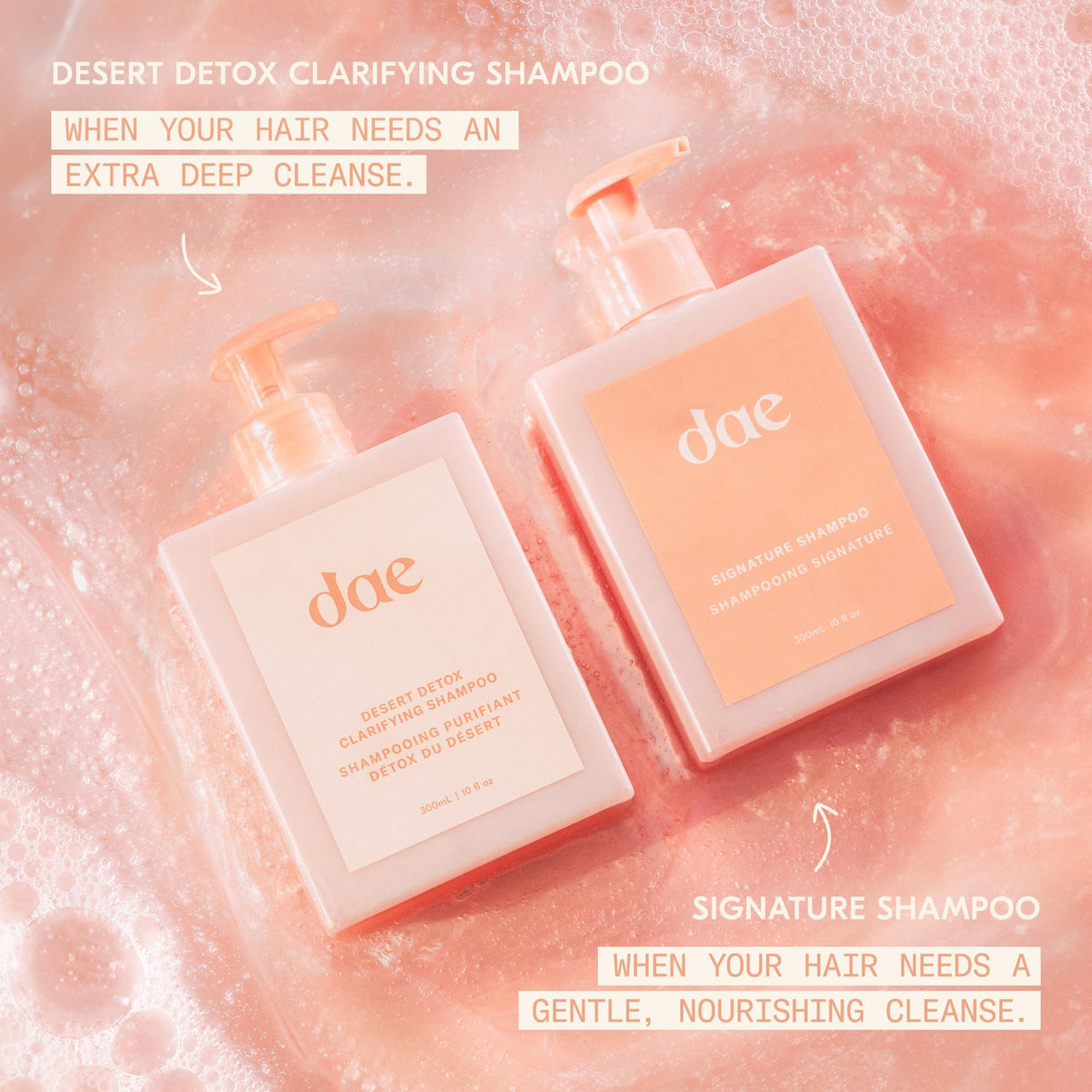 DAE Hair Desert Detox Clarifying Shampoo Full Size 10oz