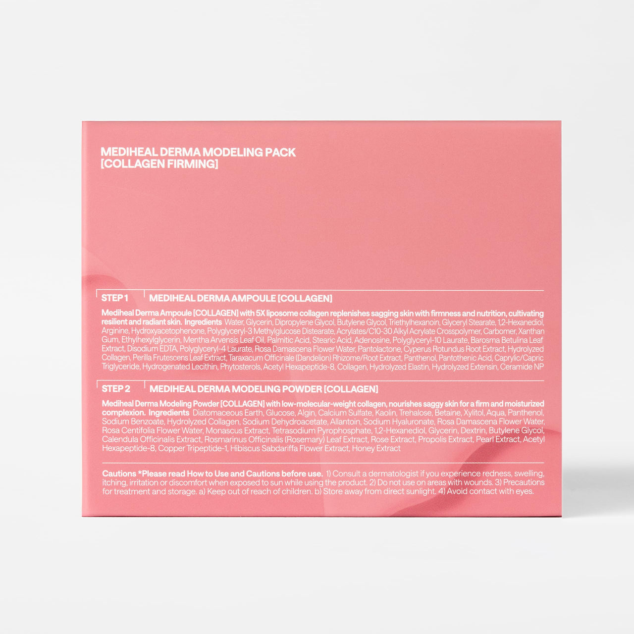 Mediheal Derma Modeling Pack (Collagen) - Filling Elasticity For Glow Skin - Easy DIY Home Spa Kits, Hydrating Icy Jelly Mask For Skin Refreshment