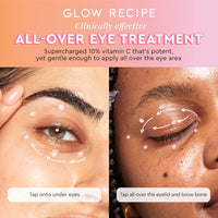 Thumbnail for Glow Recipe Guava Vitamin C Bright Eye Gel Cream, Hydrating Under Eye Cream