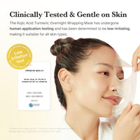 Thumbnail for medicube Kojic Acid Turmeric Overnight Wrapping Peel Off Mask – Brightens & Defends Against Skin Stress for a Clear, Glowing Complexion, Korean Skincare, 2.53 fl. oz.