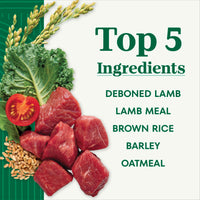 Thumbnail for Nutro Natural Choice Small Bites Dry Dog Food, Adult Dog Food Dry Lamb & Brown Rice Recipe, 5 lbs.
