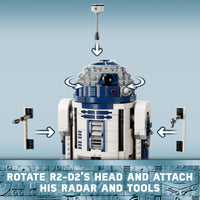 Thumbnail for LEGO Star Wars R2-D2 Building Toy Set - Play or Display Star Wars Toy for Boys & Girls, Ages 10+ - Gift Ideas for Kids & Fans - Includes 25th Anniversary Darth Malak Minifigure - 75379