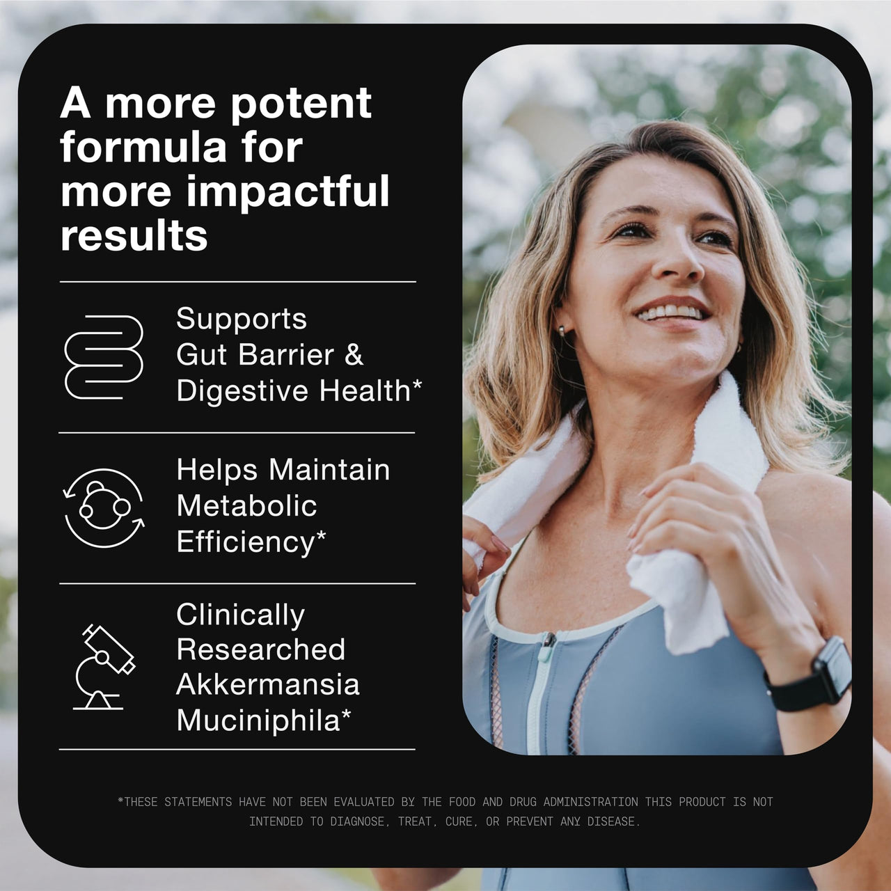 Toniiq Akkermansia Probiotic – 10 Billion TFU – Supports Gut Health & GLP-1 Activity