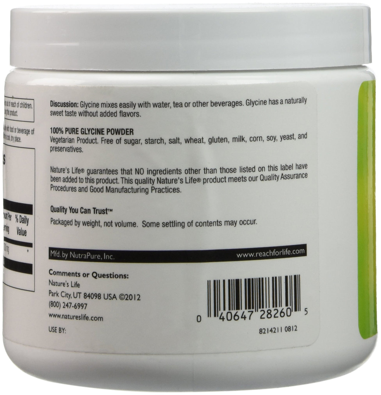 Nature's Life Glycine Powder | 400 g
