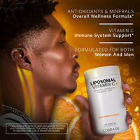 Thumbnail for Codeage Liposomal Vitamin C 1500mg with Zinc, Elderberry, Citrus Bioflavonoids Grapefruit, Lemon, Orange Powder, Quercetin & Rose Hips Fruit – Vegan Supplement - Non-GMO, Vegan Pills - 2 Pack