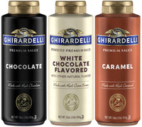 Thumbnail for Ghirardelli Squeeze Bottles - Caramel, Chocolate & White Chocolate - Set of 3
