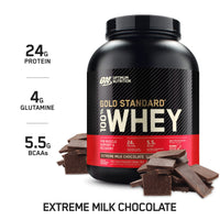 Thumbnail for Optimum Nutrition Gold Standard 100% Micellar Casein Protein Powder & Gold Standard 100% Whey Protein Powder, Extreme Milk Chocolate, 5 Pound (Packaging May Vary)