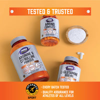 Thumbnail for NOW Foods Sports Nutrition, Branched Chain Amino Acid Powder with Leucine, Isoleucine, and Valine, 12-Ounce