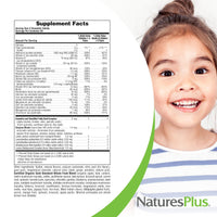 Thumbnail for NaturesPlus Animal Parade Gold Children's Multivitamin - Assorted Cherry, Orange & Grape Flavors - 120 Chewable Animal-Shaped Tablets - Vegetarian, Gluten Free - 60 Servings