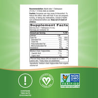 Thumbnail for Nature’s Way Organic MCT Oil, Brain and Body Fuel*, Liquid Coconut MCT Oil with C8 Caprylic & C10 Capric Acids, 14 g Medium Chain Triglycerides per Serving, Keto & Paleo Certified, Non-GMO, 16 Fl Oz