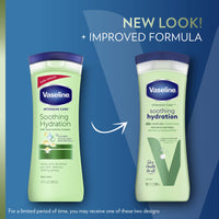 Thumbnail for Vaseline Soothing Hydration 6-Pack – Intensive Care Moisturizing Hand and Body Lotion with Aloe, Ultra-Hydrating Lipids, 48 Hours of Moisture, 10 Oz Ea