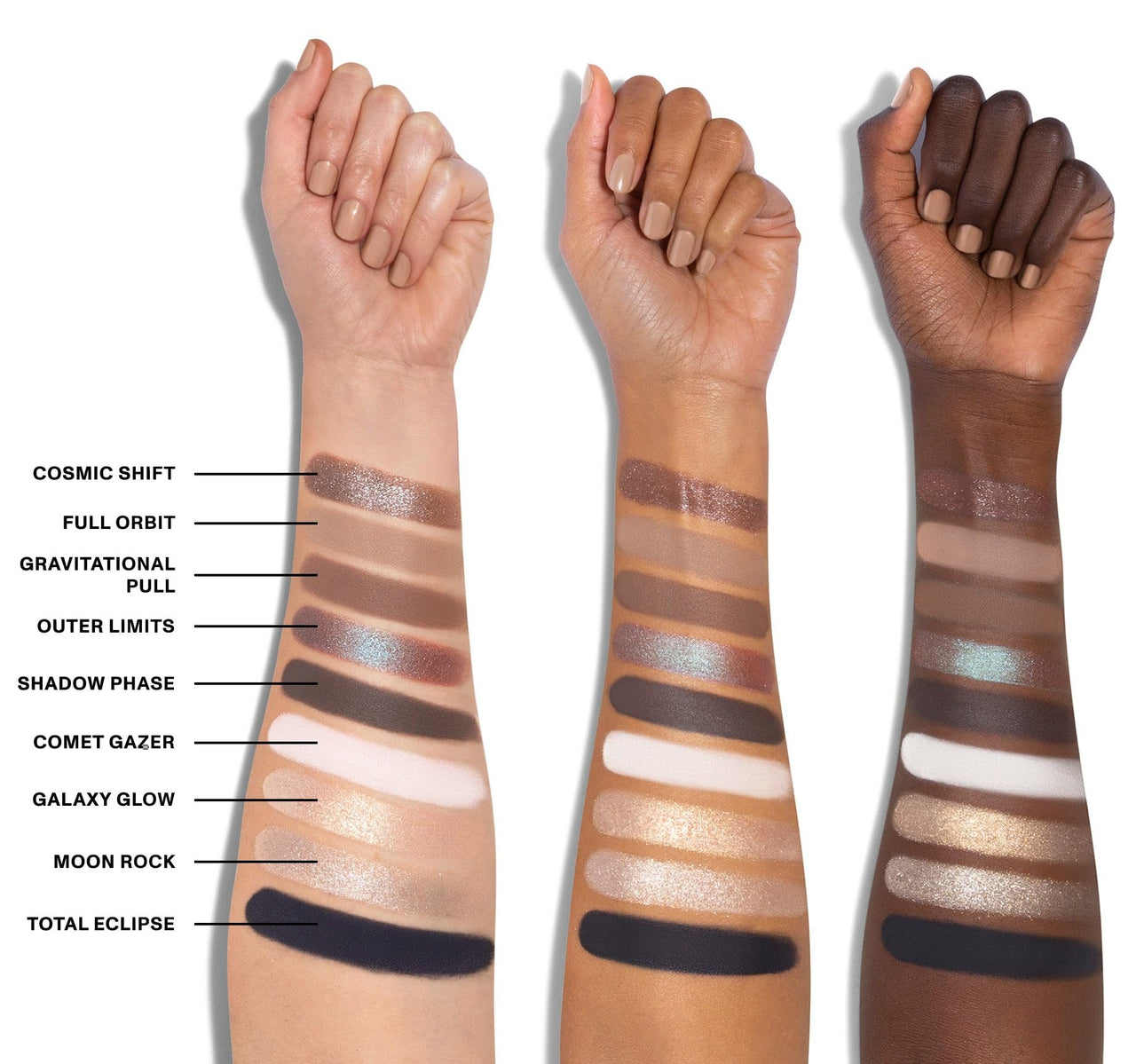 Morphe Power Multi-Effects - Makeup Palettes with Mattes, Shimmers, Duochromes & Silk Slip Toppers - Made to Build, Blend & Layer for Everyday Versatile Makeup Looks - Lunarious (0.65 oz)