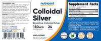 Thumbnail for Nutricost Colloidal Silver 4oz - Cobalt Blue Glass Bottles, Bio-Active Colloidal Silver
