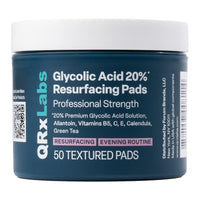 Thumbnail for Glycolic Acid 20% Resurfacing Pads for Face & Body with Vitamins B5, C & E, Green Tea, Calendula, Allantoin - Exfoliates Surface Skin and Reduces Appearance of Fine Lines and Wrinkles - Peel Pads