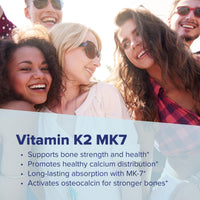 Thumbnail for Superior Source Vitamin K2 MK-7 (Menaquinone-7) 100 mcg - Bone Strength & Health Support Supplement - Aids Healthy Heart Function - Bariatric-Friendly - 60 Sublingual Dissolving Tablets