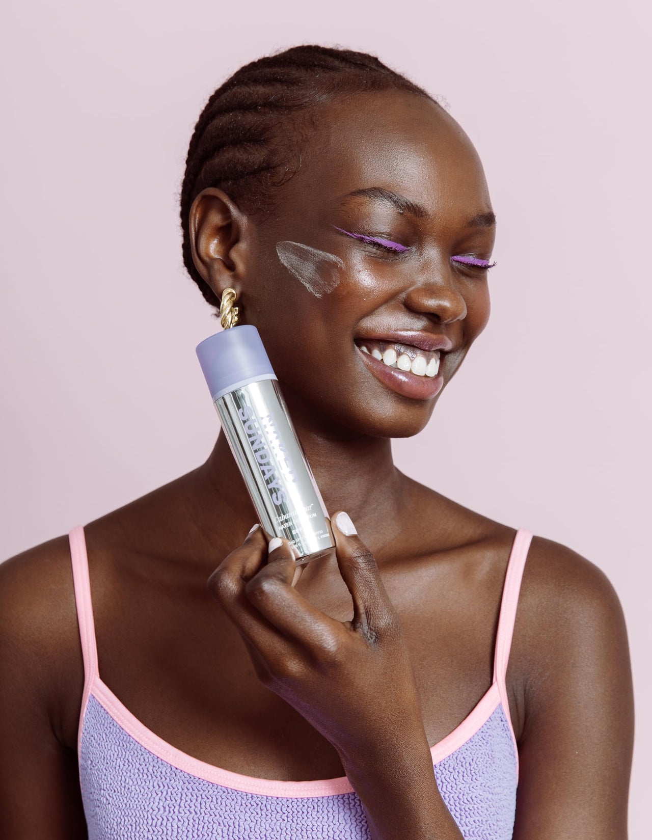 Naked Sundays CabanaClear Water Gel Serum - SPF50 Invisible Daily Lightweight & Hydrating Sunscreen with Hyaluronic Acid, Broad Spectrum, Oil-Free, Silicone Free, Fragrance-Free for All Skin Types