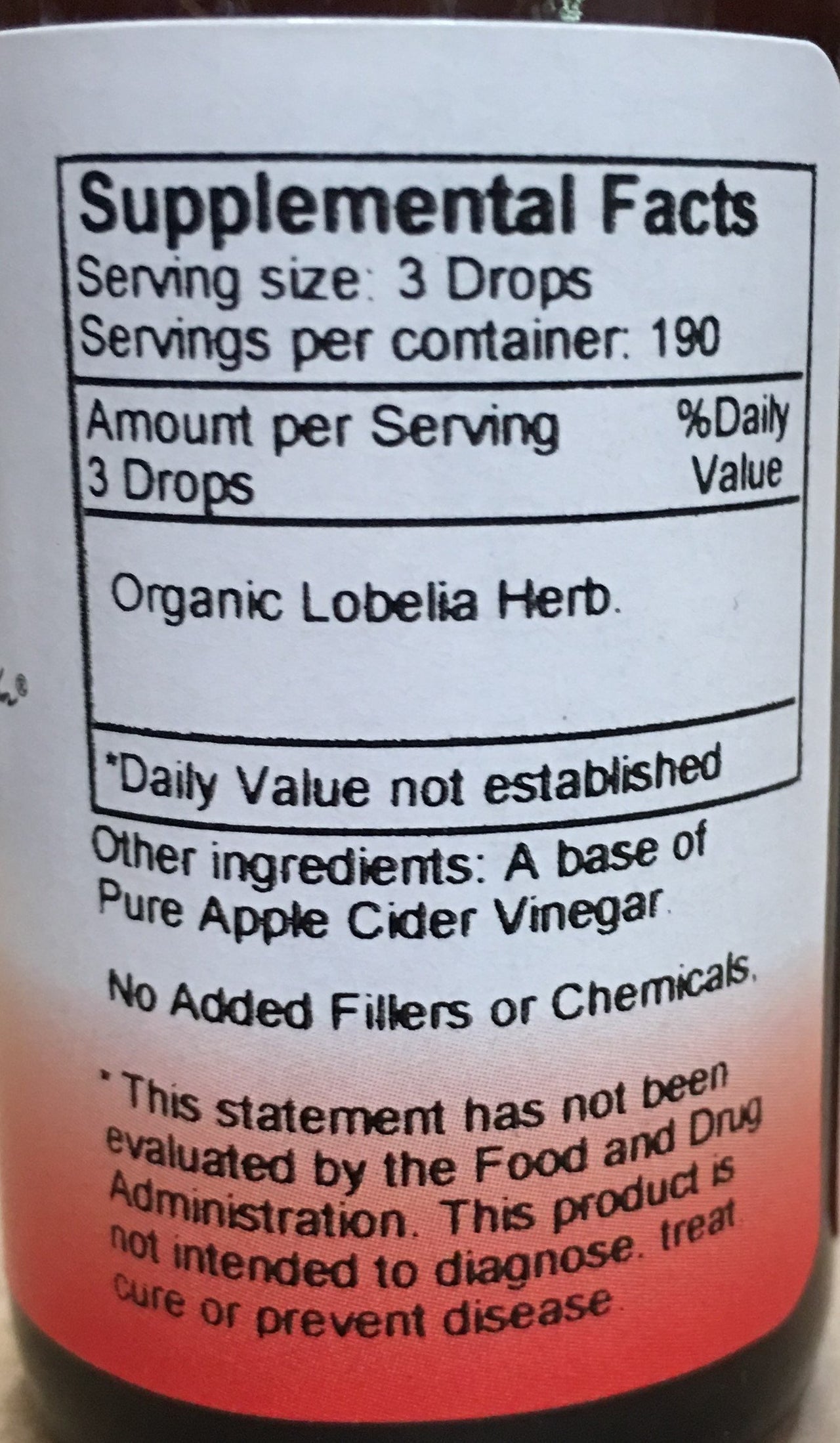 Lobelia Extract-Vinegar Based Dr. Christopher 1 oz Liquid