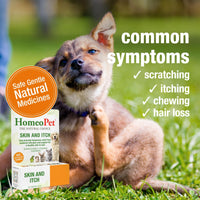 Thumbnail for HomeoPet Skin and Itch, Safe and Natural Itch Relief for Dogs and Cats, Coat and Skin Soother for Pets, 15 Milliliters