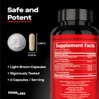 Thumbnail for Prime Labs Prime Test Pro - Testosterone Supplement for Men - Test, Vitality, & Energy Booster - with Ashwagandha, PrimaVie Shilajit Extract, & DIM - 60 Capsules