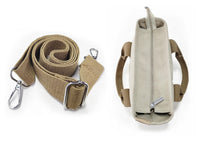 Thumbnail for Small Tote Bag with Zipper Tote Bag for Women Canvas Crossbody Bag Shoulder Bag Satchel Hobo Bag Messenger Bag 2024