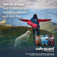 Thumbnail for SAFE-GUARD (fenbendazole) Canine Dewormer for Dogs, 2gm pouch (ea. pouch treats 20lbs.), Blue, 0.07 Ounce (Pack of 3) (033576/001-033576)